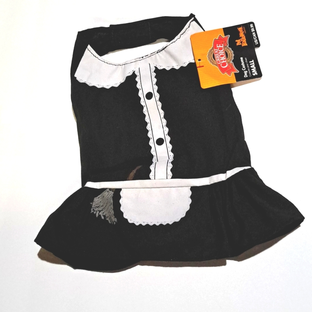 Pet Halloween Collection Maid Dog Costume, size Small